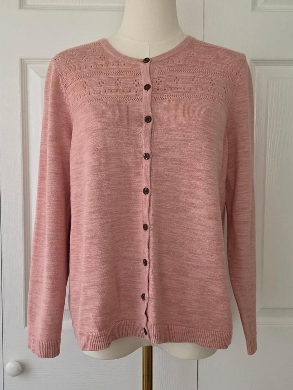 Pink Knit Cardigan